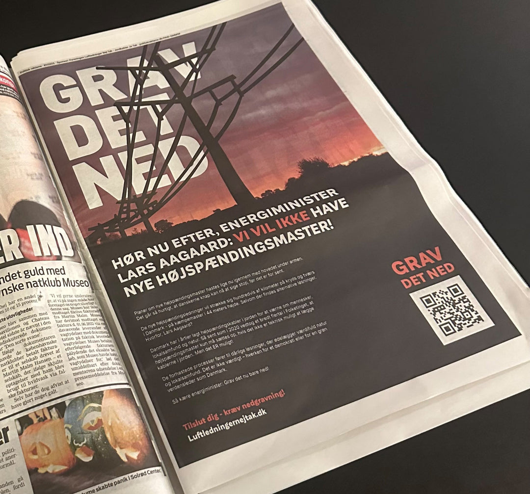 Vores nye landsdækkende kampagne "Grav det ned" starter nu!